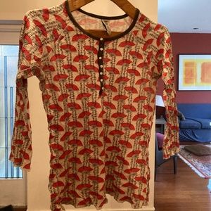 Excellent Condition Vintage Lucky Brand Japanese Print Tshirt